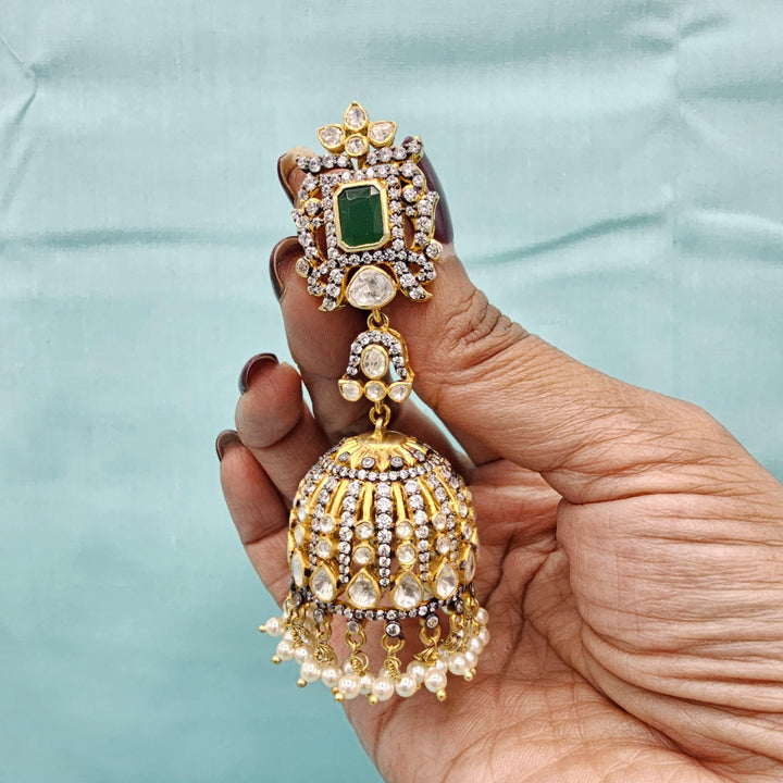 Silver Victorian Jhumka