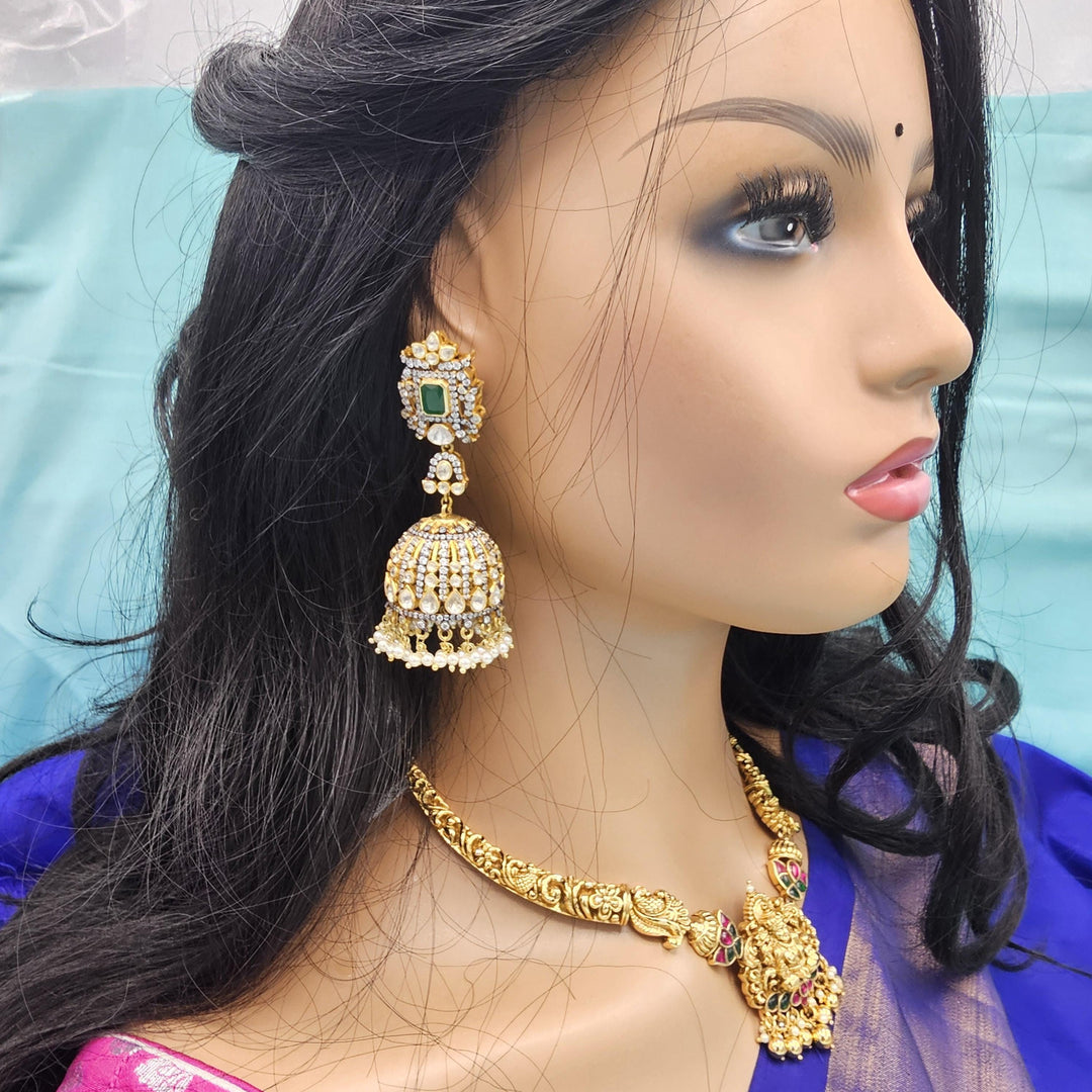 Silver Victorian Jhumka