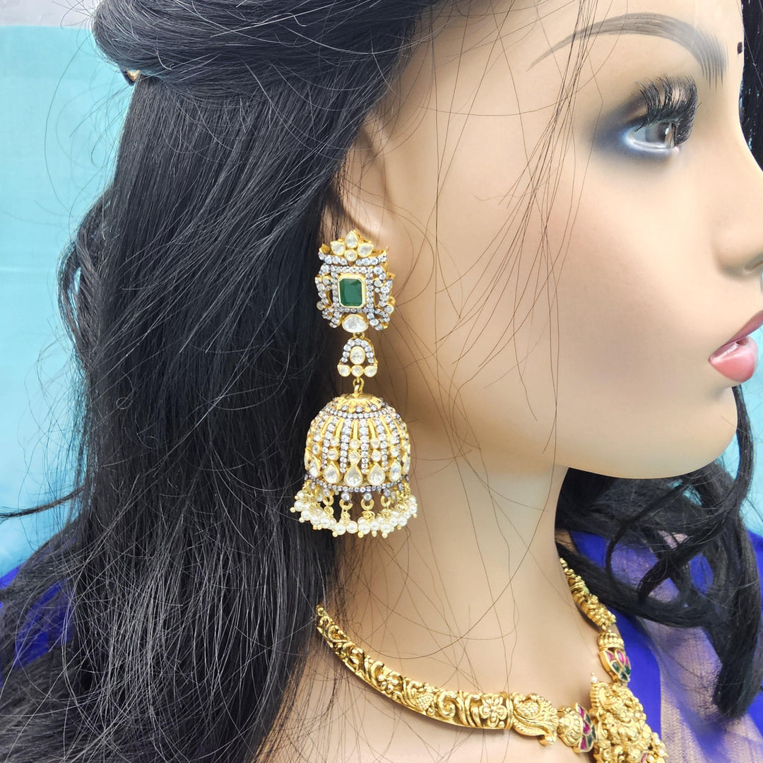 Silver Victorian Jhumka