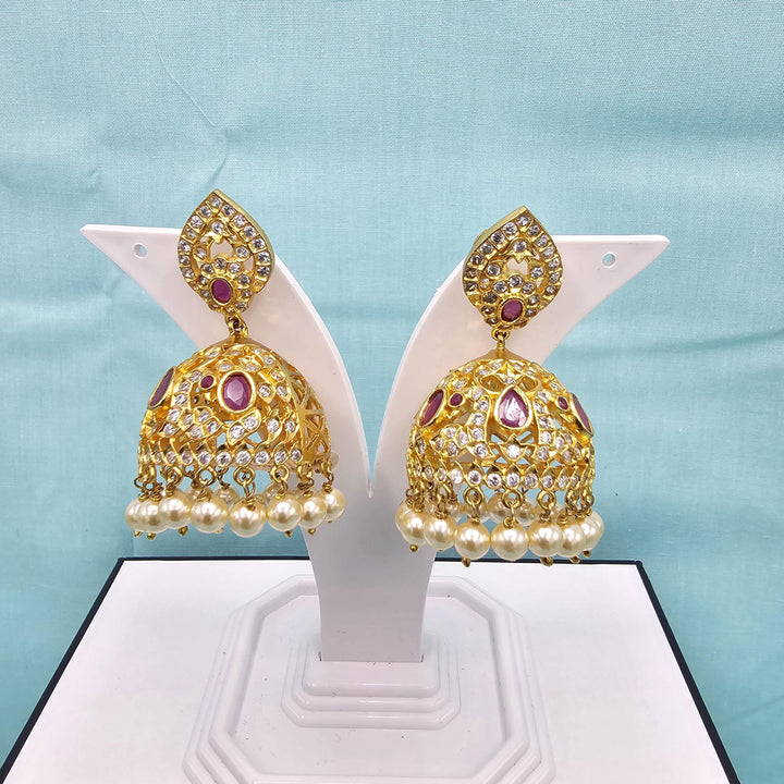 92.5 Silver Nakshi Jhumka