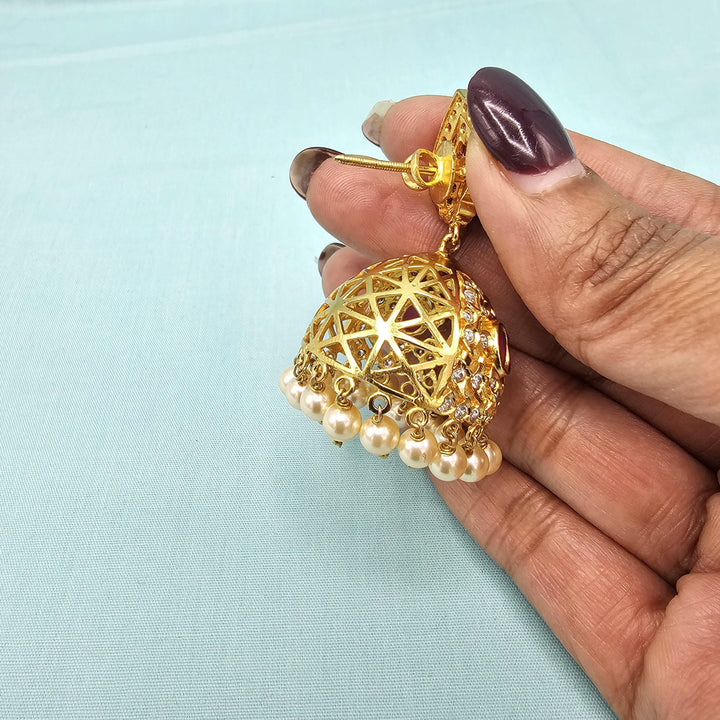92.5 Silver Nakshi Jhumka