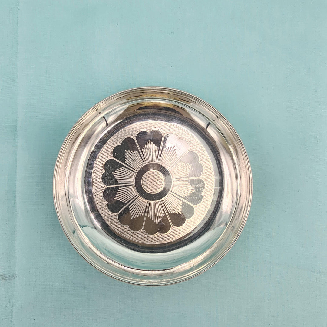4"Silver small plate