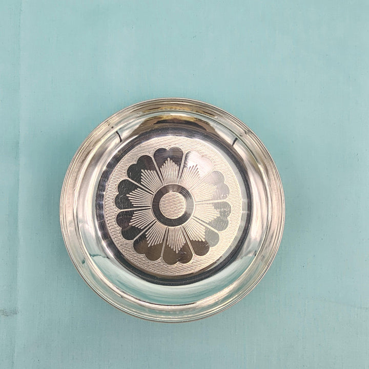 4"Silver small plate