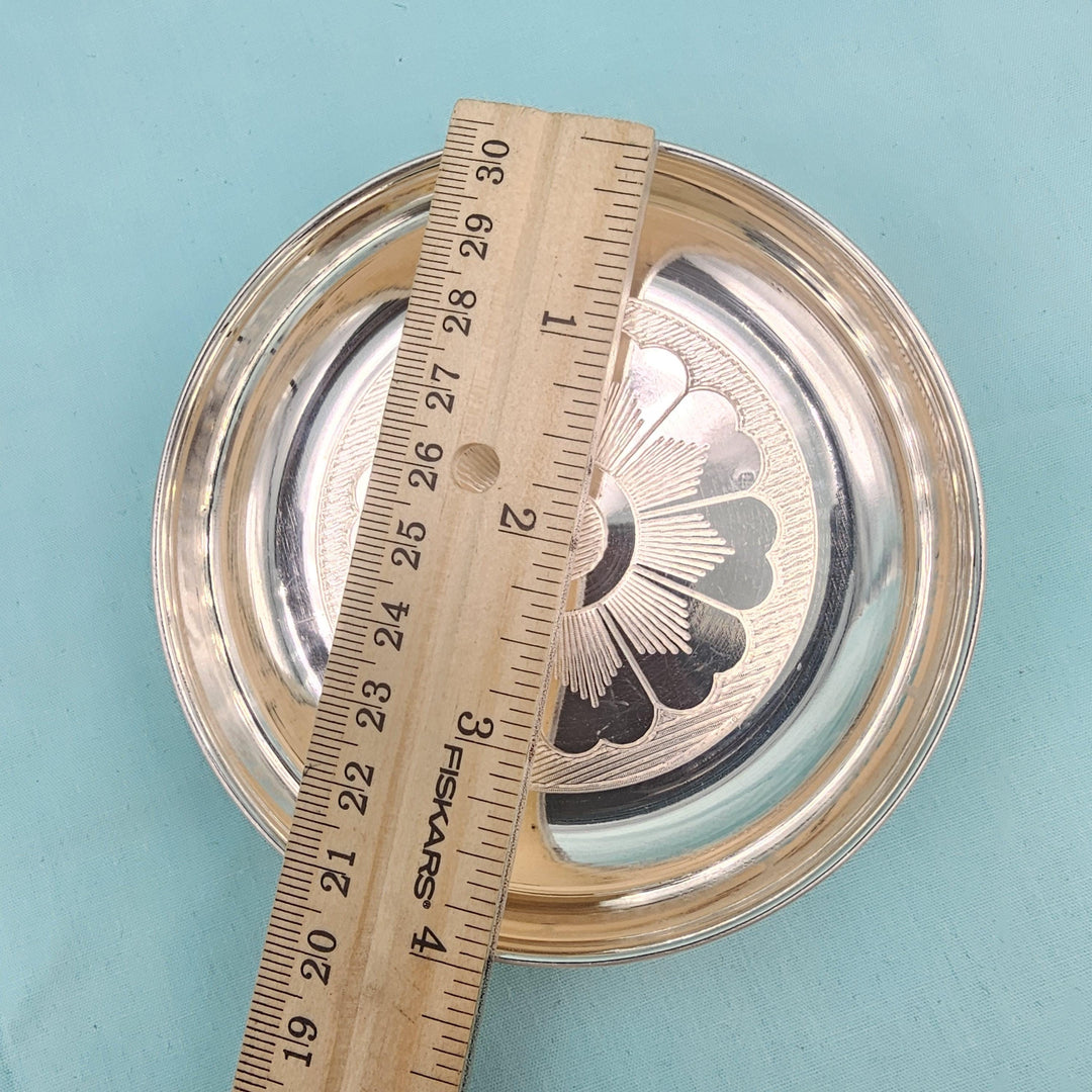 4"Silver small plate