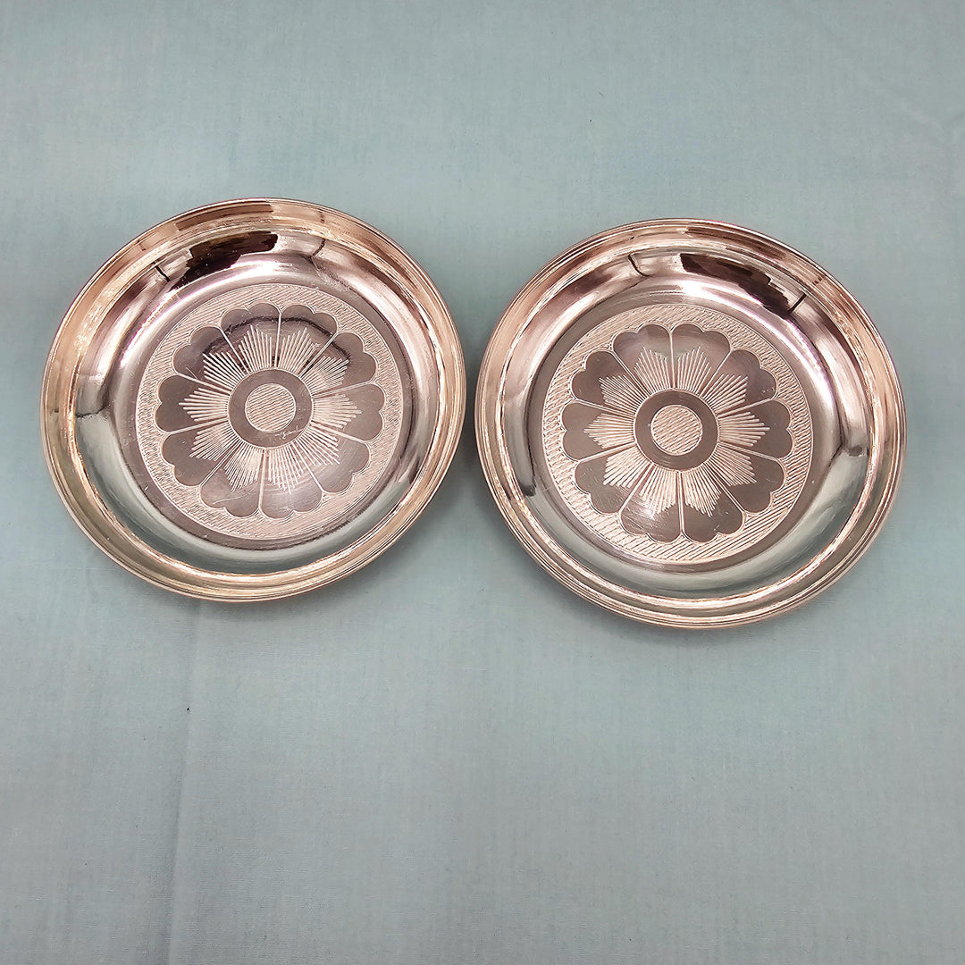 4"Silver small plate