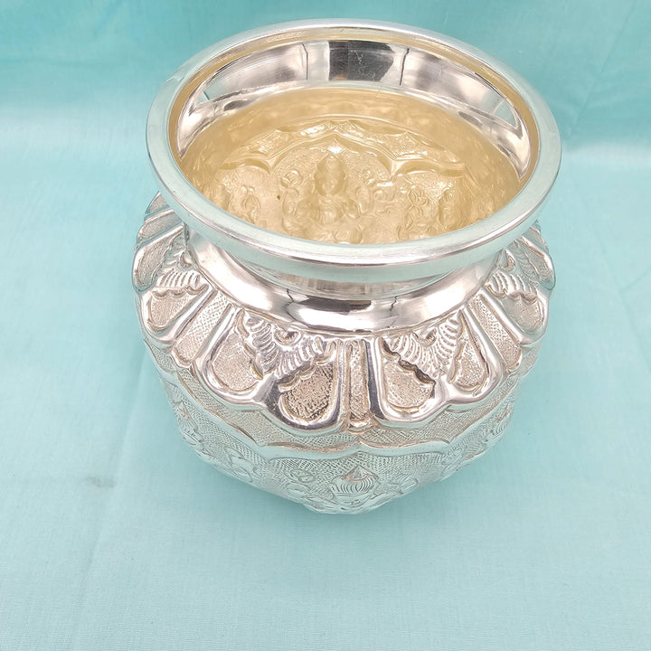 Silver Ashta lakshmi Kalasam