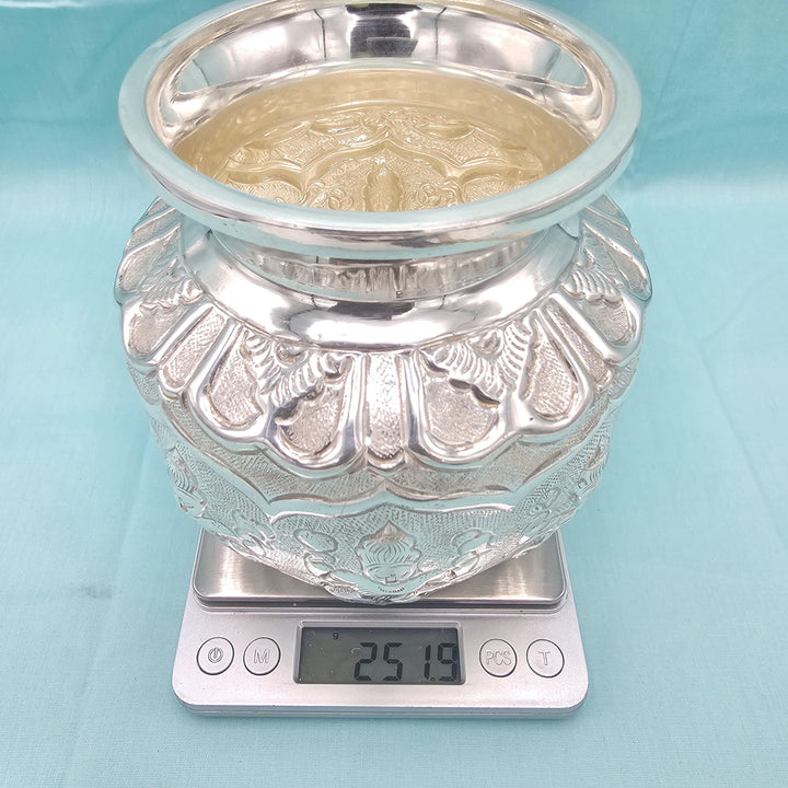 Silver Ashta lakshmi Kalasam