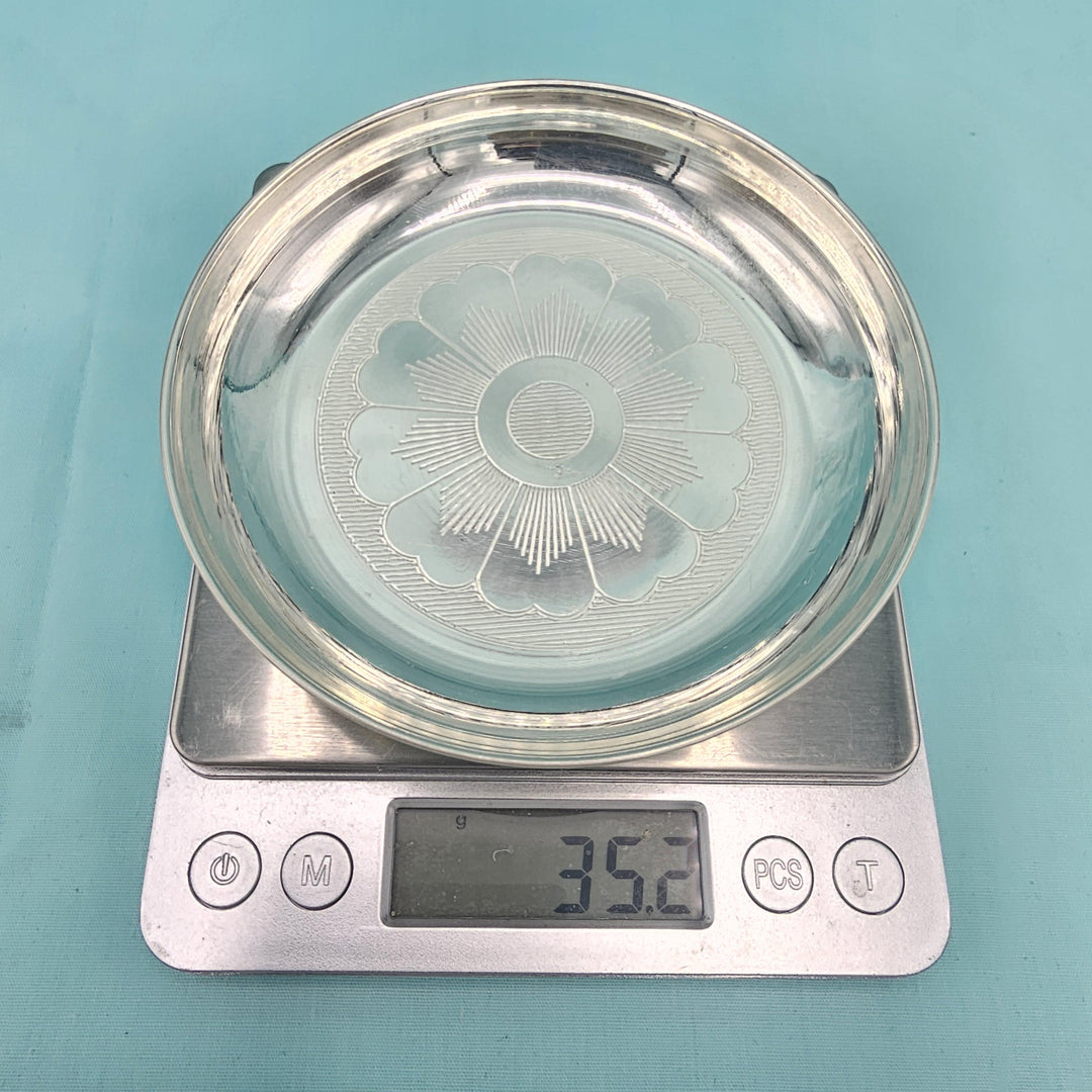 4"Silver small plate