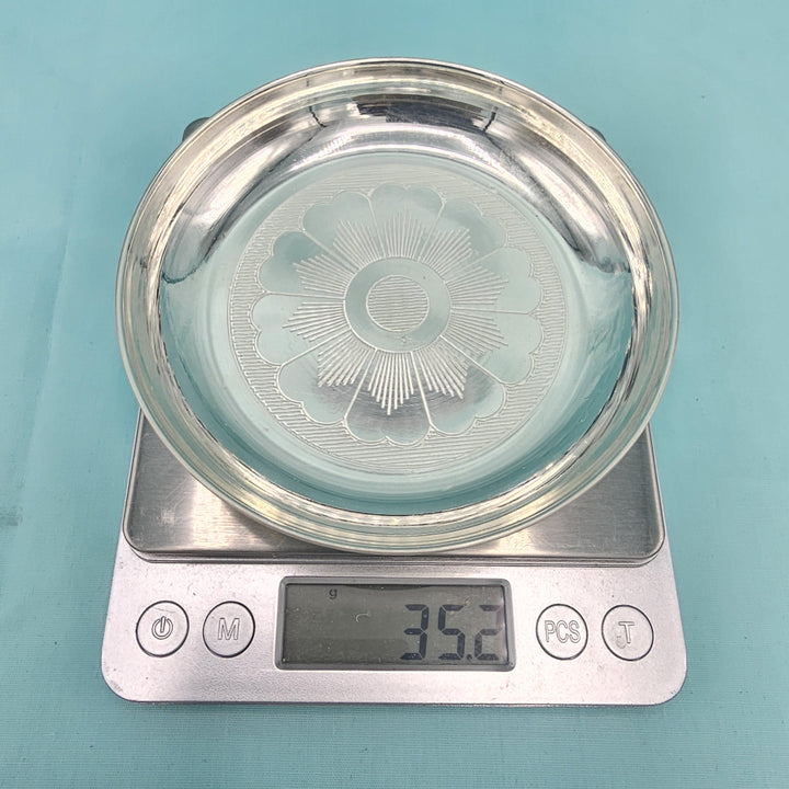 4"Silver small plate