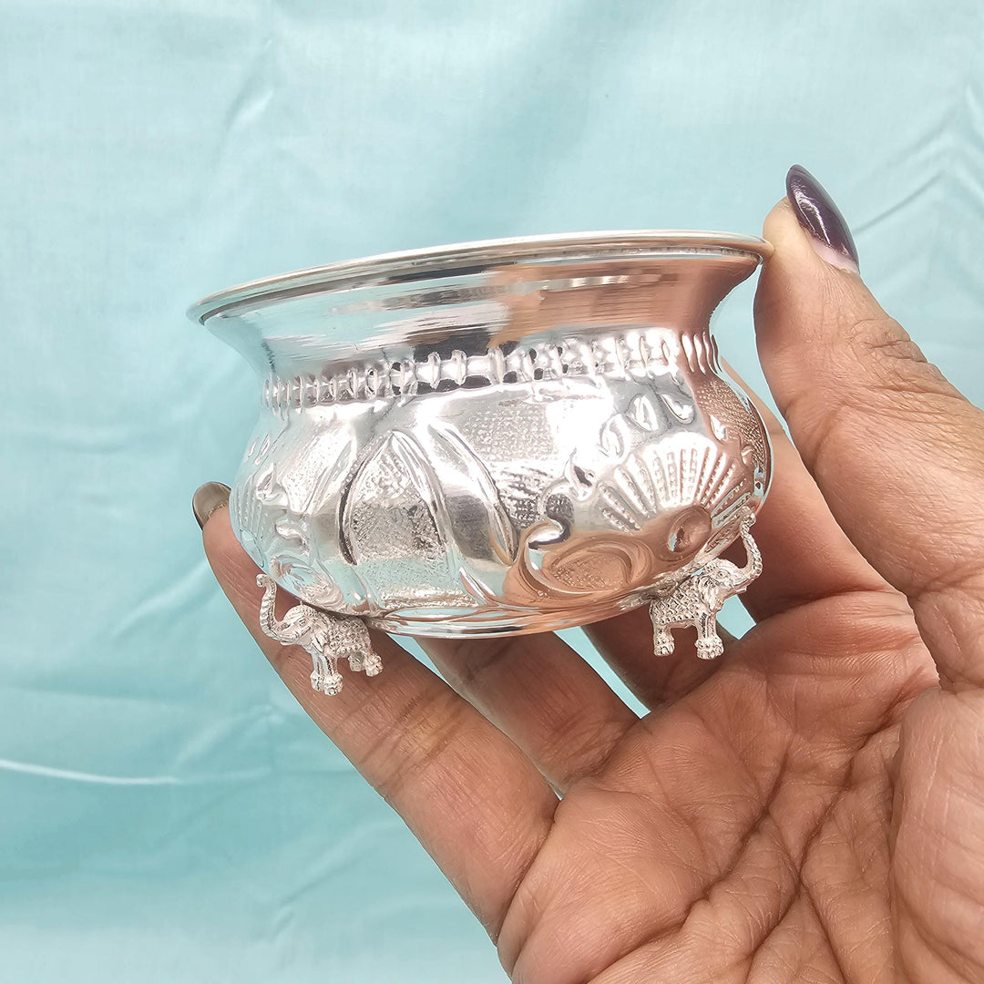Silver Bowls elephant motif