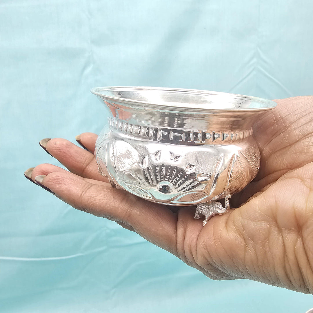 Silver Bowls elephant motif