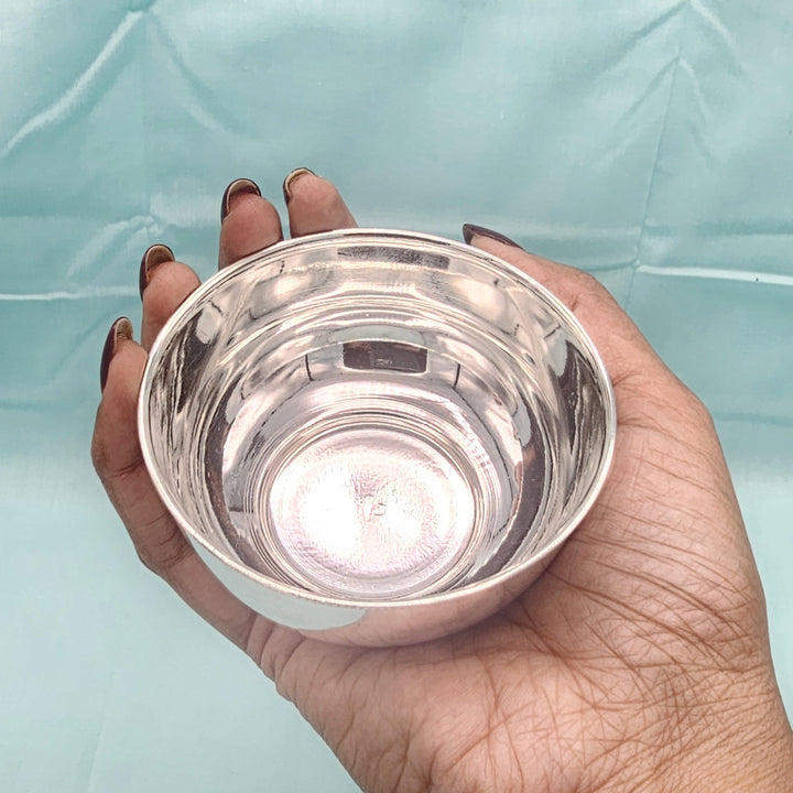 Plain Silver bowl