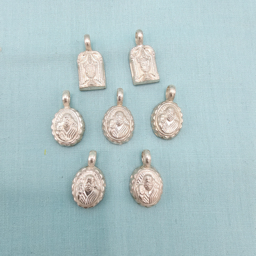 Silver Kids God pendant