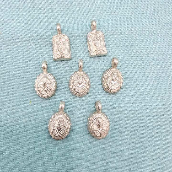 Silver Kids God pendant