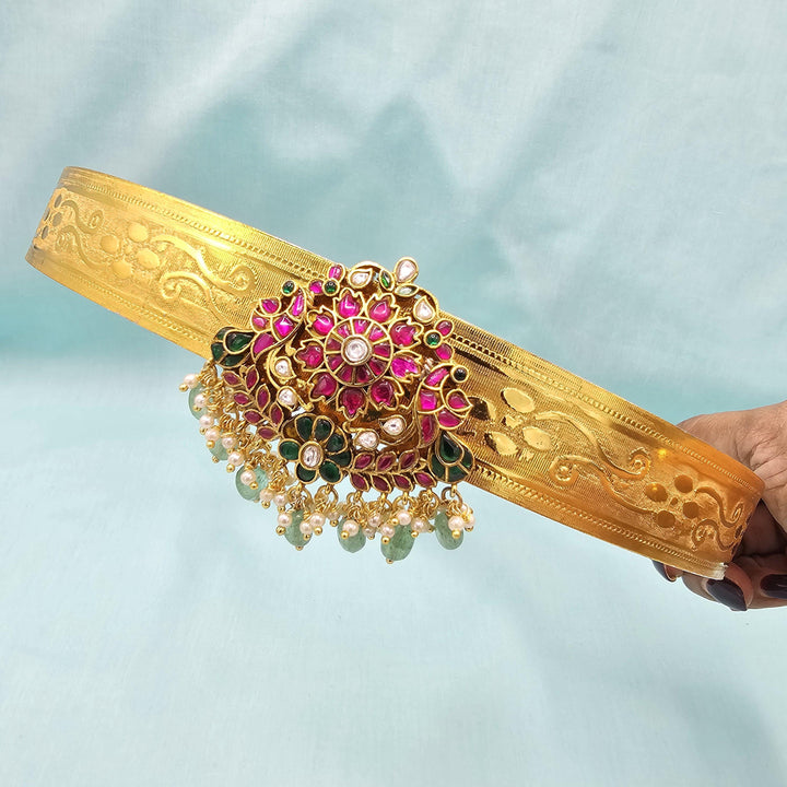 36"Kids kundan waist belt