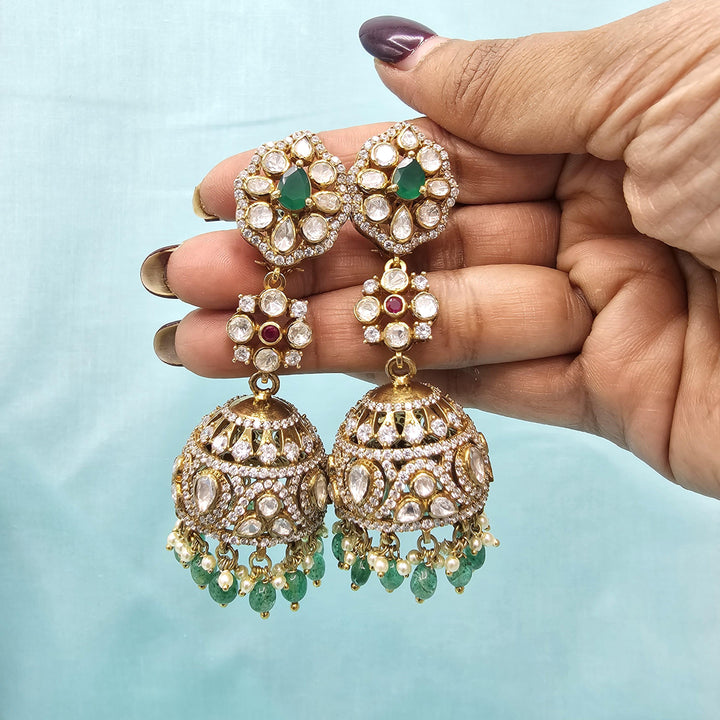92.5 victorian green Jhumka