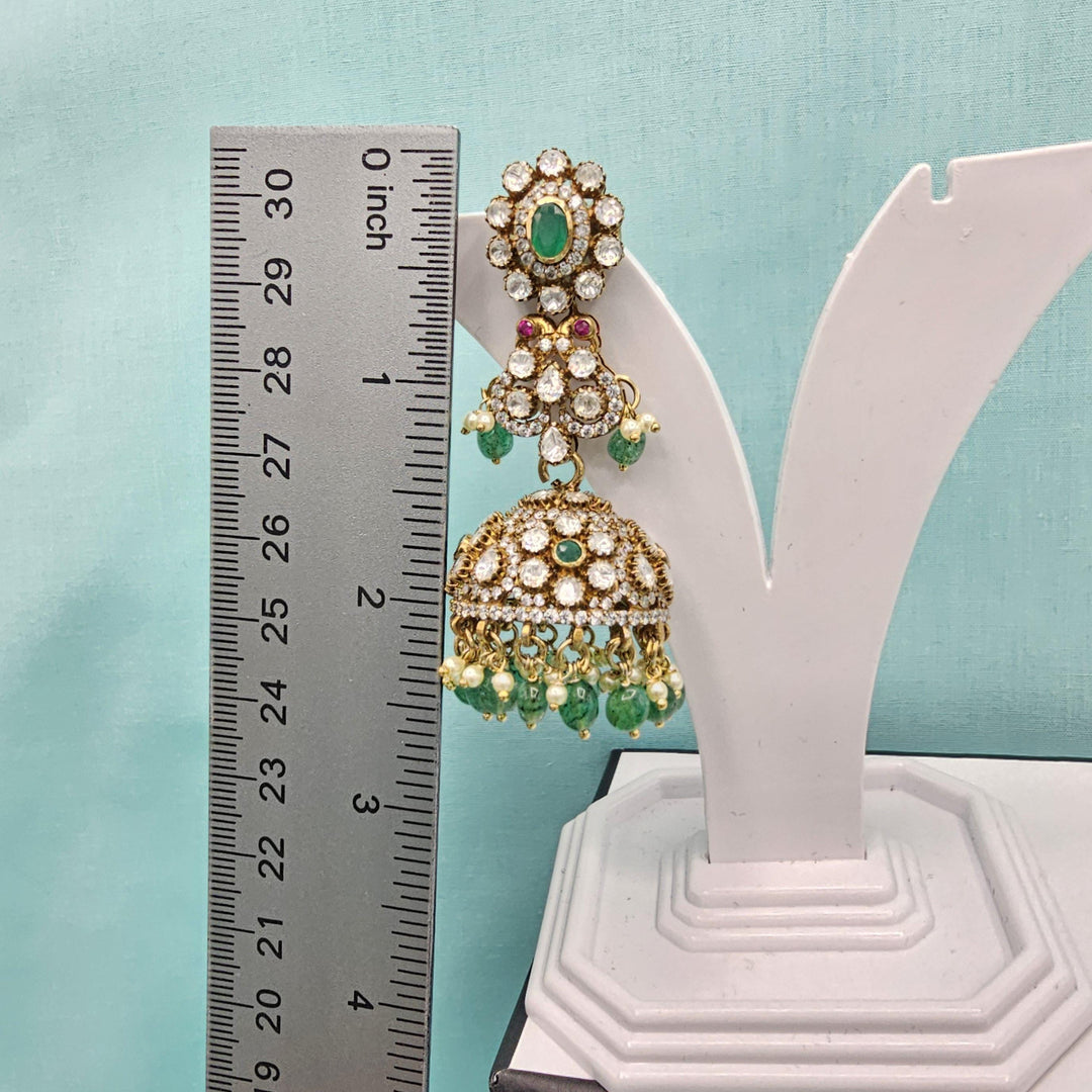 92.5 Moissanite Jhumka