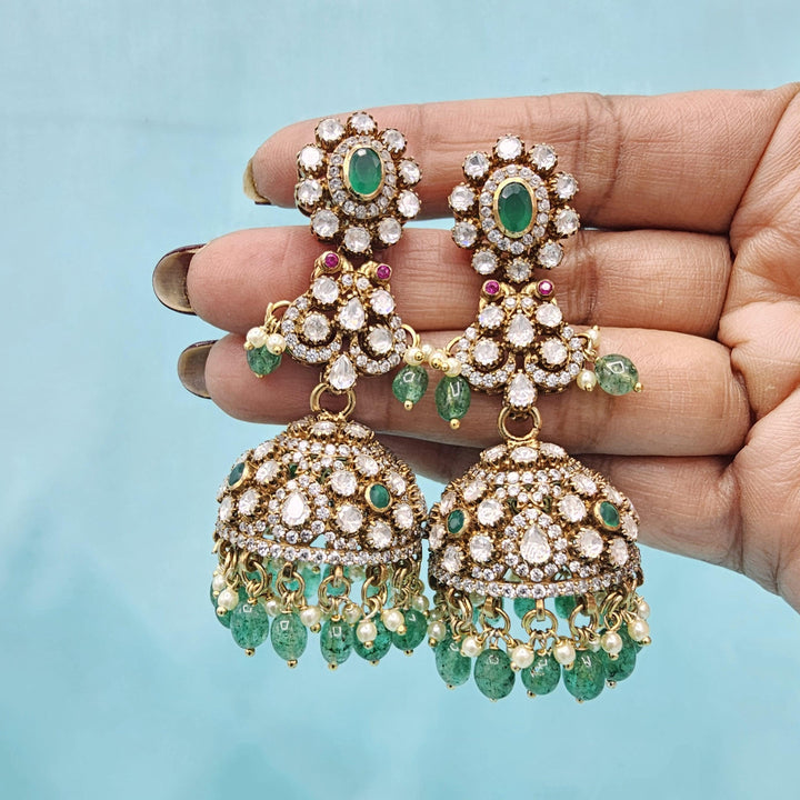 92.5 Moissanite Jhumka