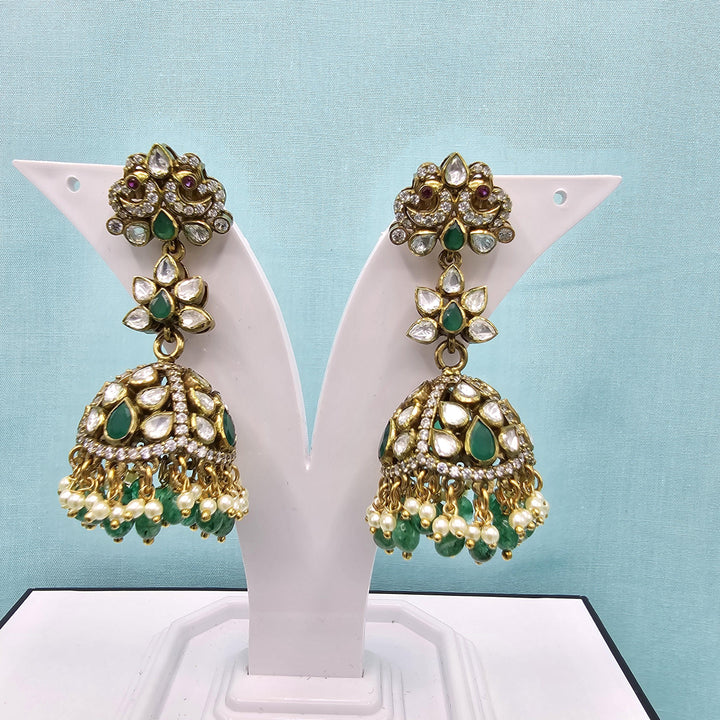 92.5 Bridal Moissanite Jhumka