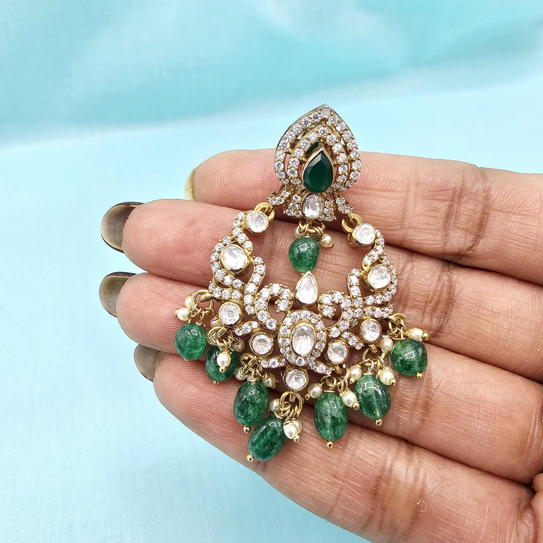 92.5 victorian Moissanite bali