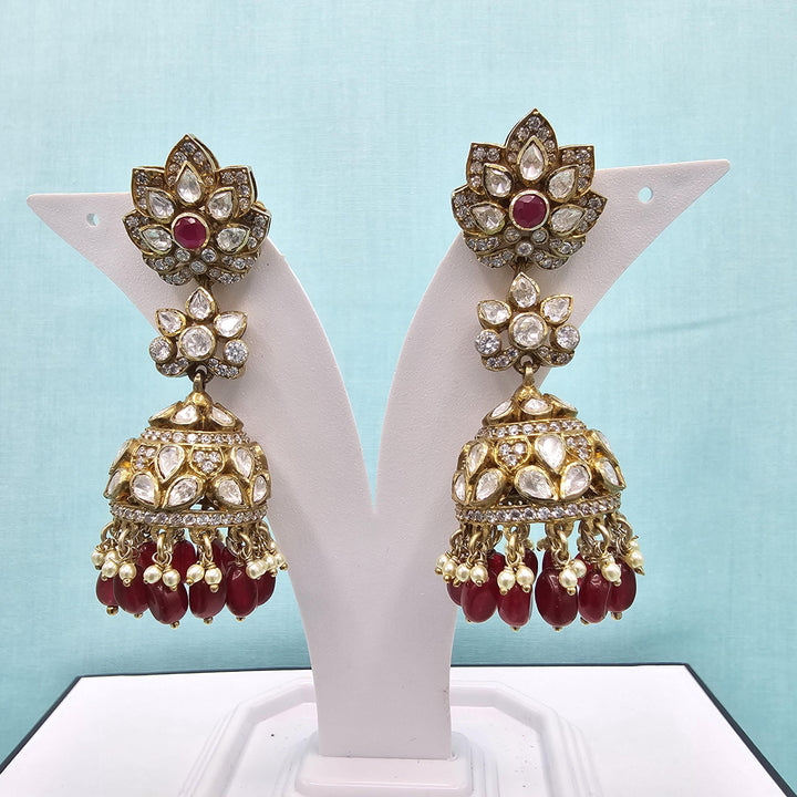 Pink Victorian Jhumka