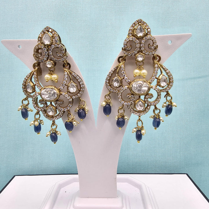 Tanzanite bali earrings