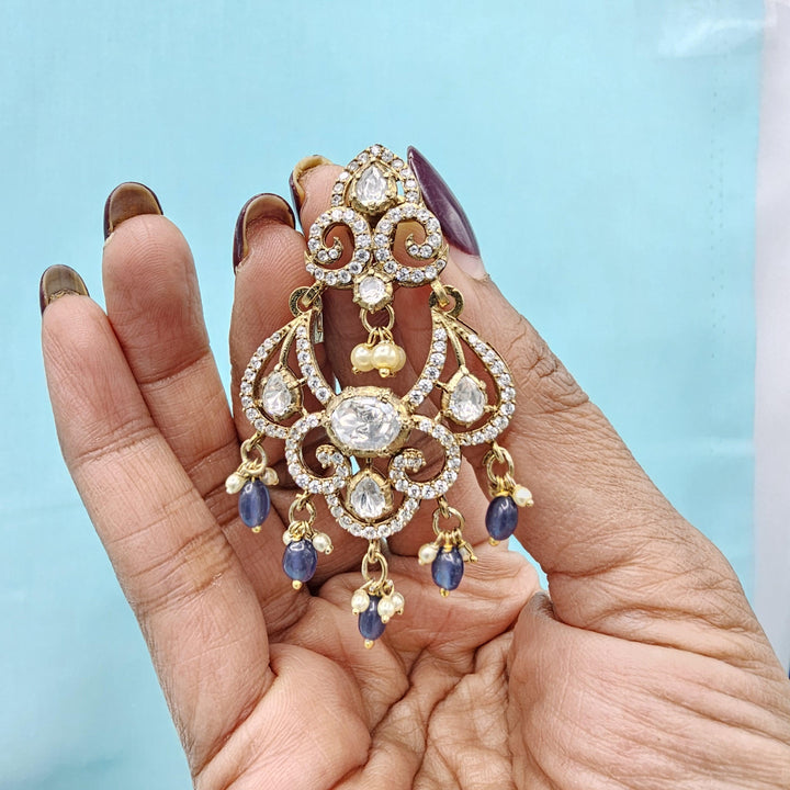 Tanzanite bali earrings