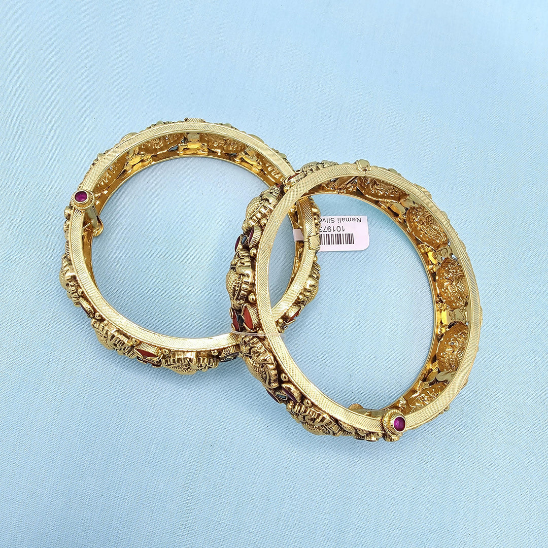 92.5 Silver TEMPLE  bangles