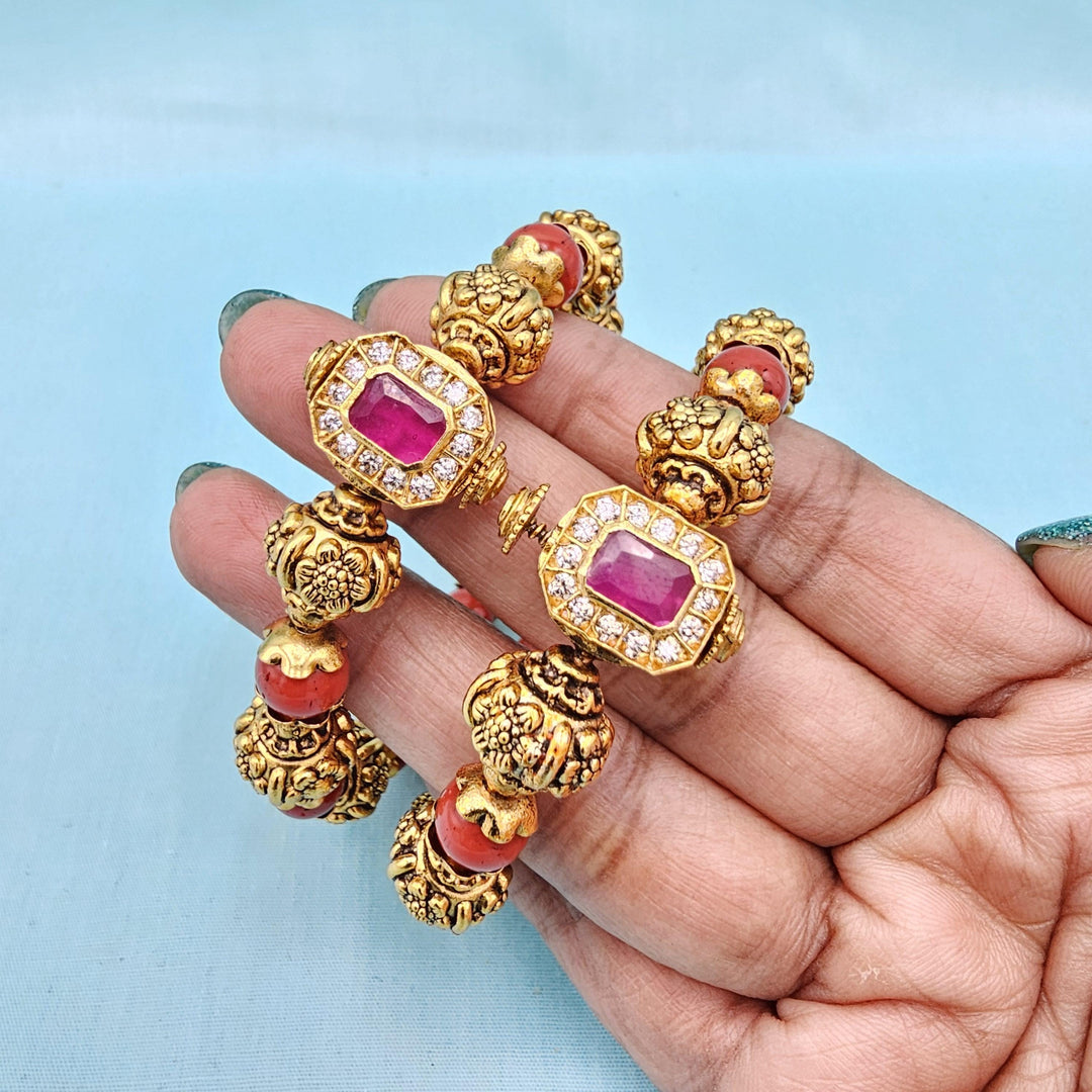 2.4 coral openable bangles