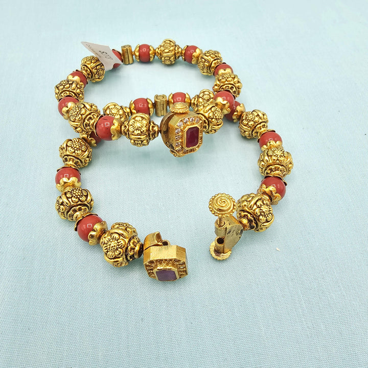 2.4 coral openable bangles