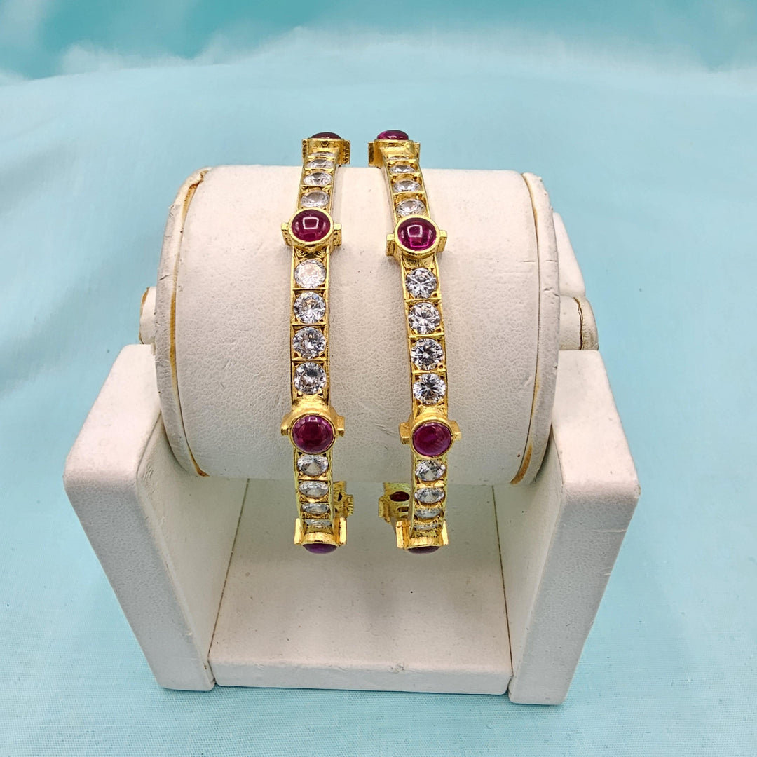 2.4 CZ Ruby bangles