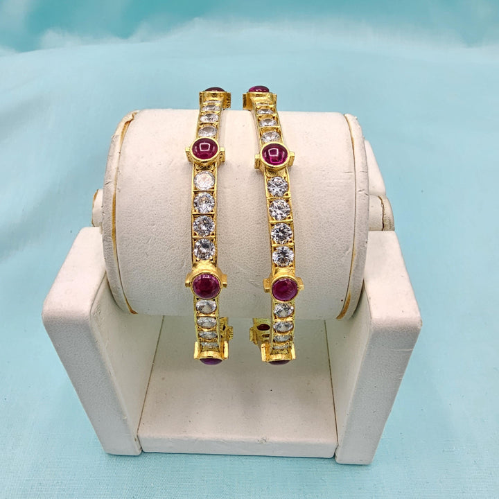 2.4 CZ Ruby bangles