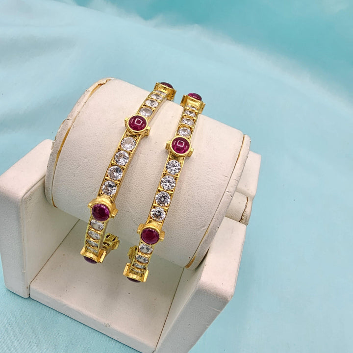 2.4 CZ Ruby bangles