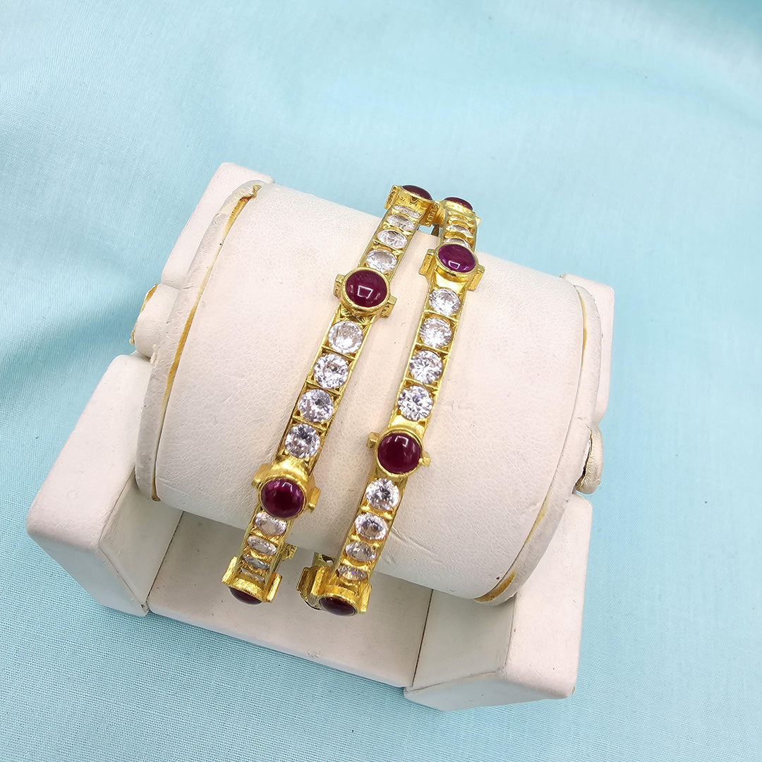 2.4 CZ Ruby bangles