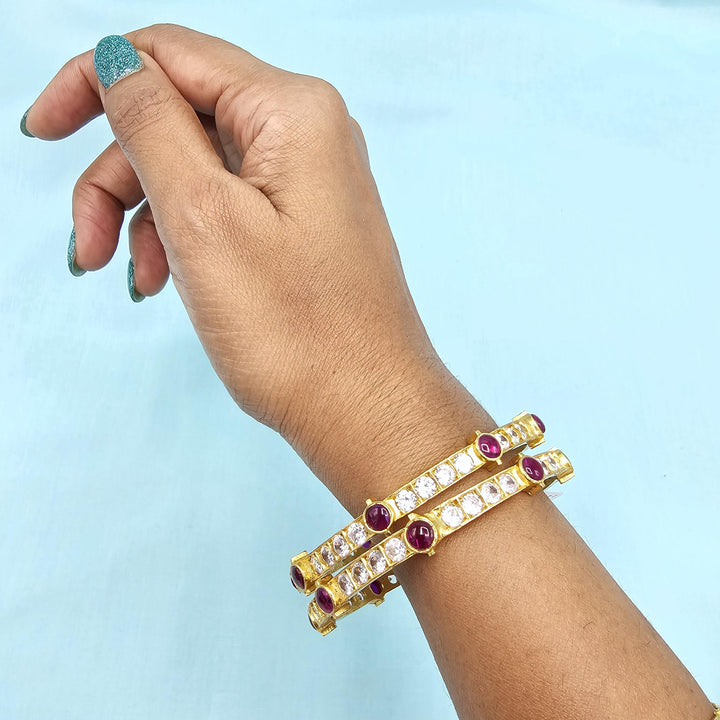 2.4 CZ Ruby bangles