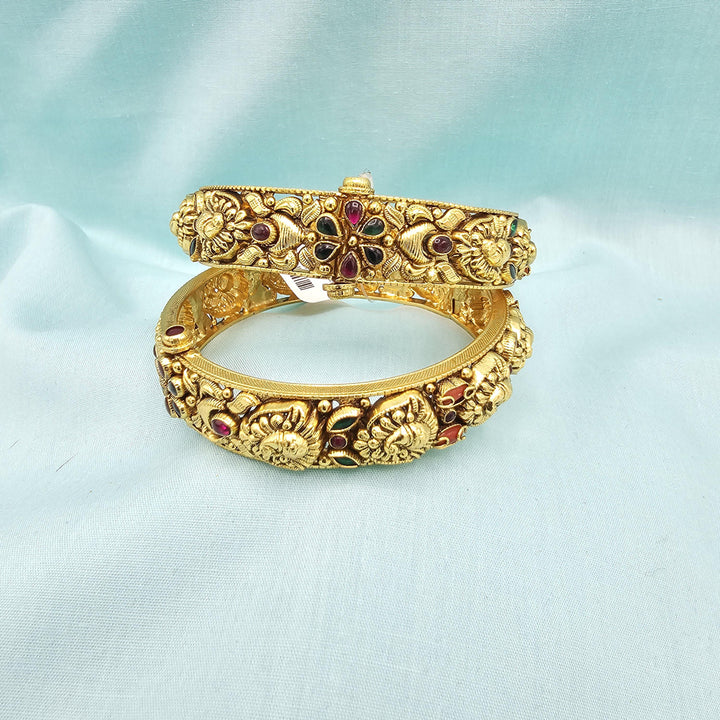 2.6 Silver Nakshi bangles