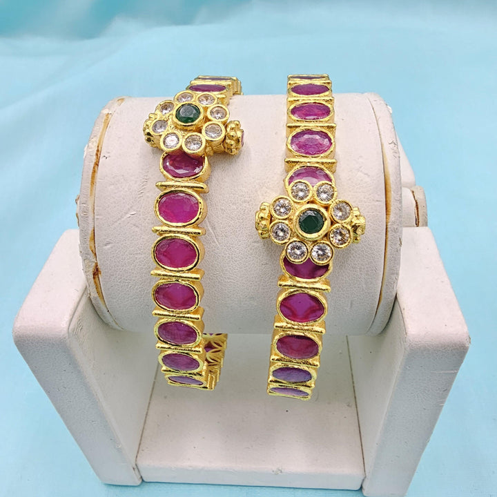 92.5 Ruby pink bangles