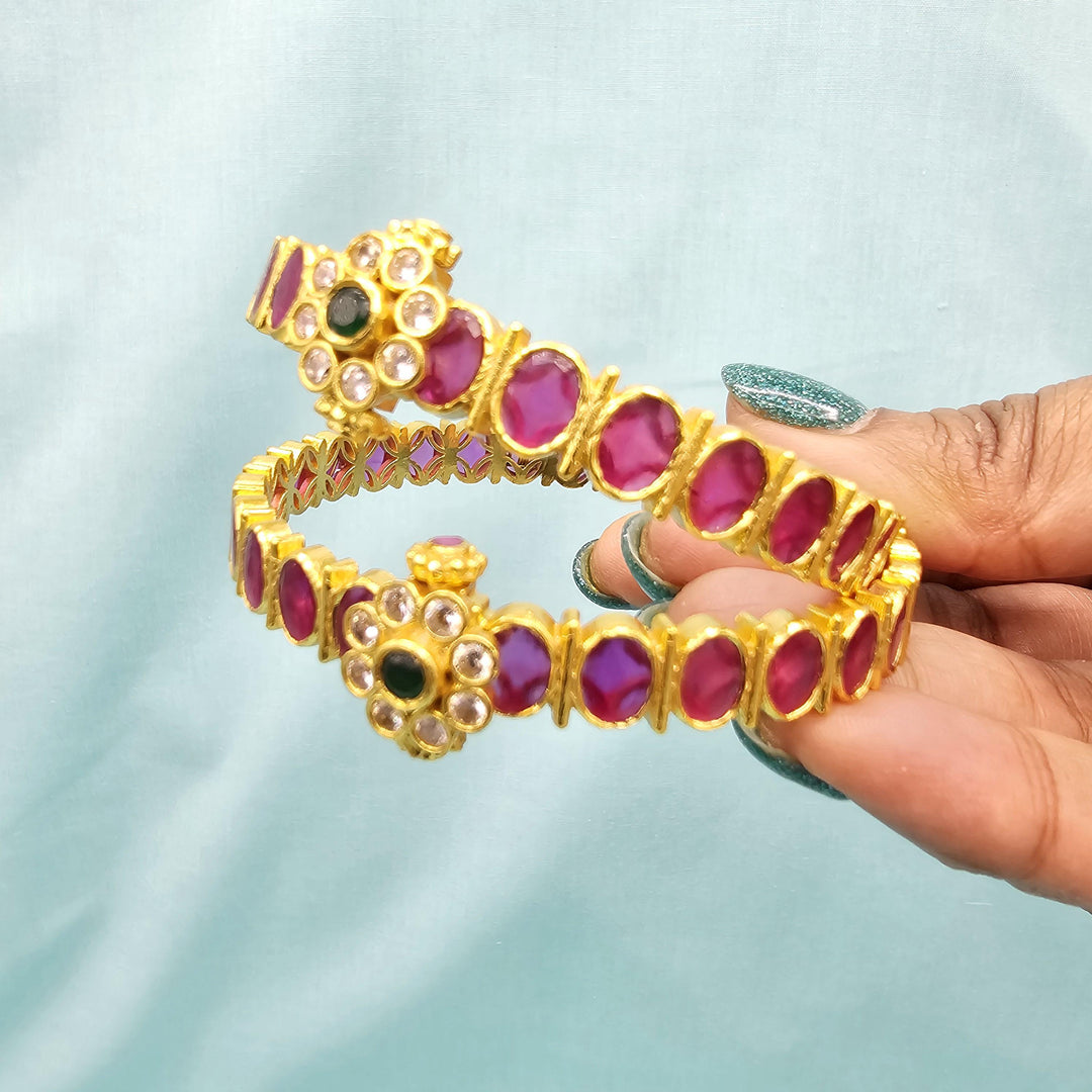 92.5 Ruby pink bangles