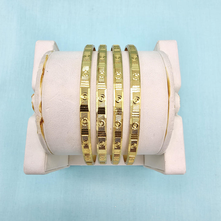 2.4sz Silver Plain bangles