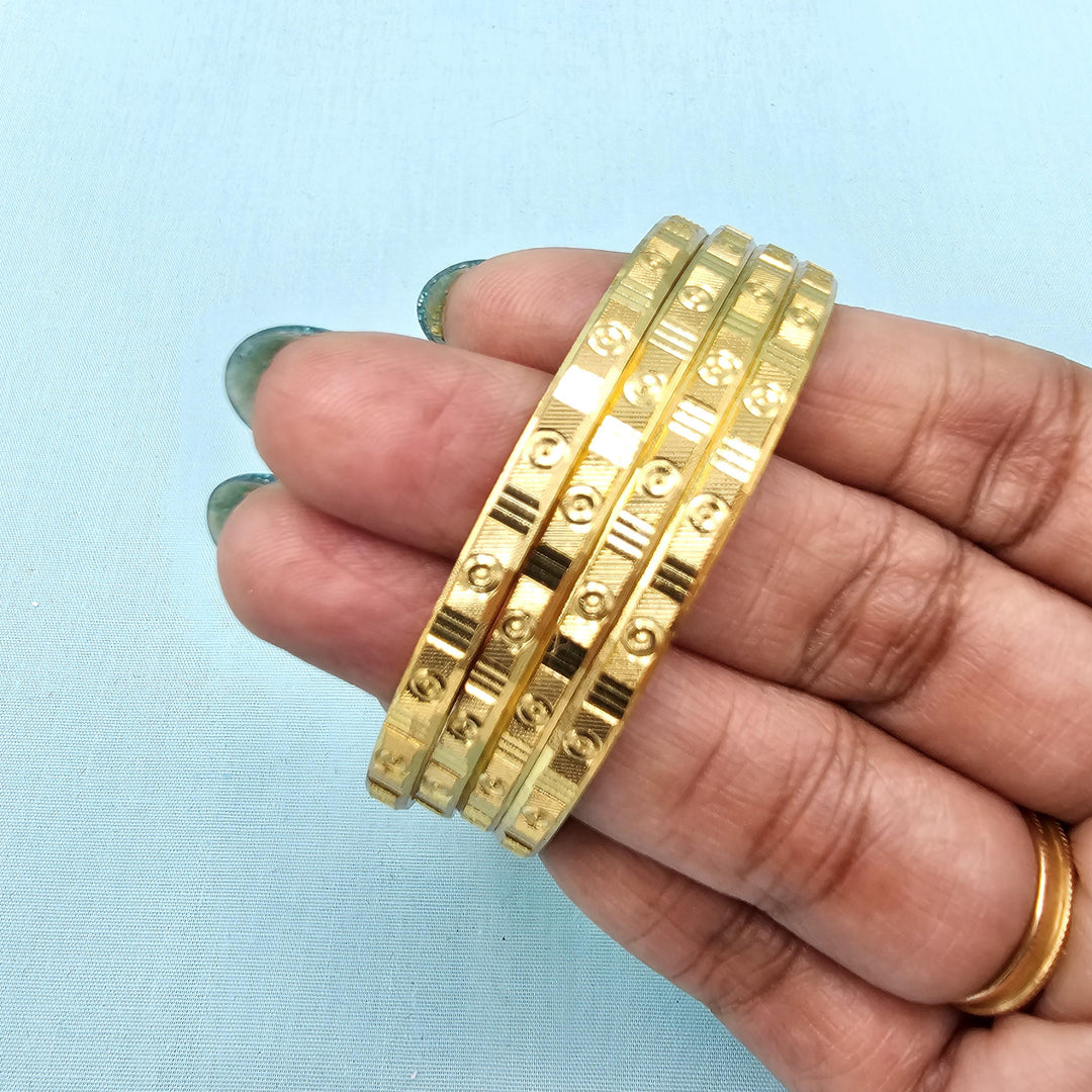 2.4sz Silver Plain bangles