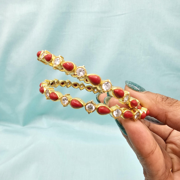 2.8 Coral Nakshi Bangles
