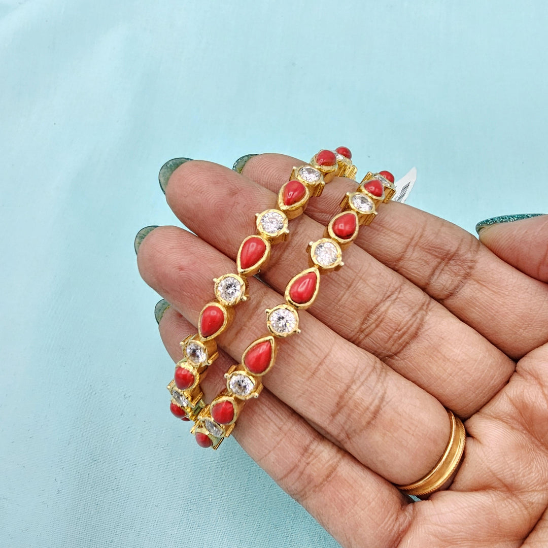 2.8 Coral Nakshi Bangles