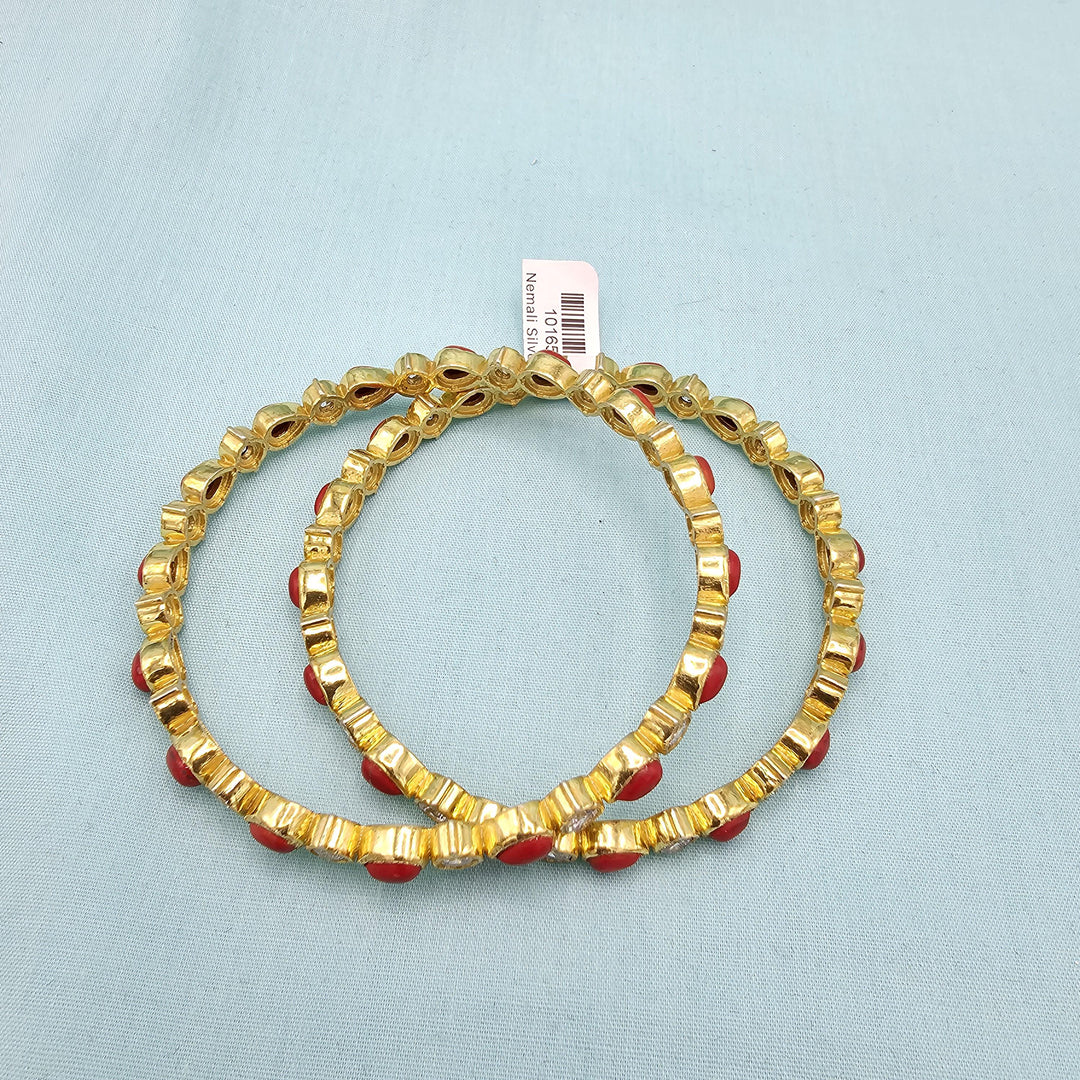 2.8 Coral Nakshi Bangles