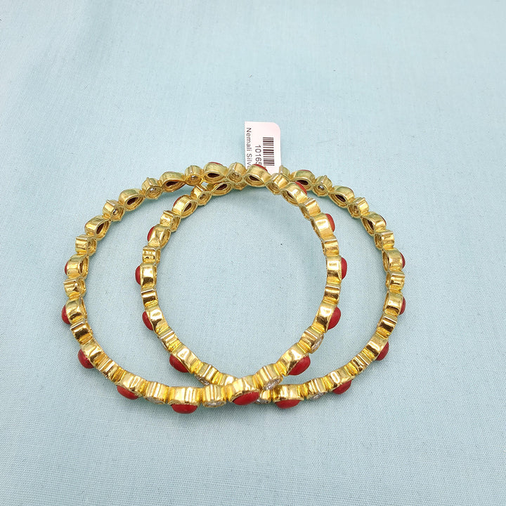 2.8 Coral Nakshi Bangles