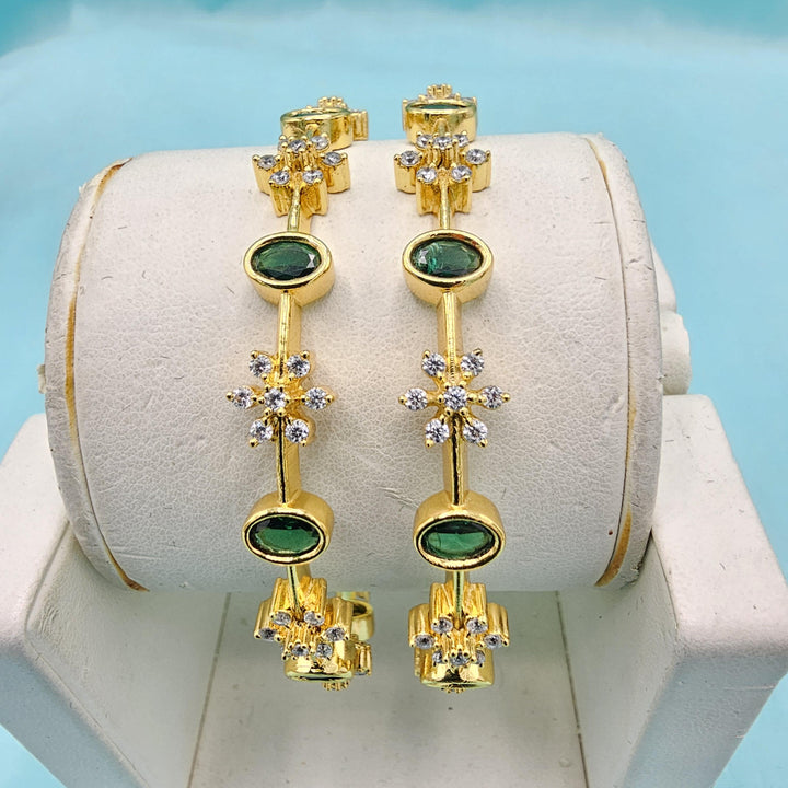 92.5 Emerald CZ bangles