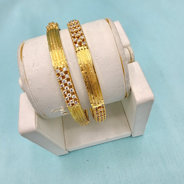 silver CZ Bangle set