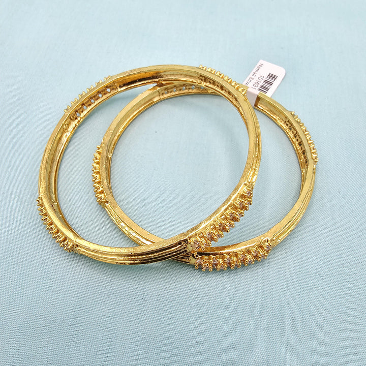 silver CZ Bangle set