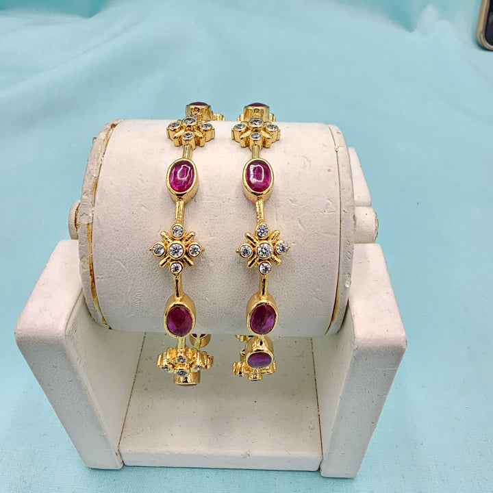 2.6 Silver Ruby BangleS