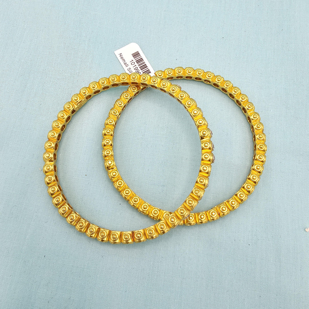 92.5 Full white silver bangles