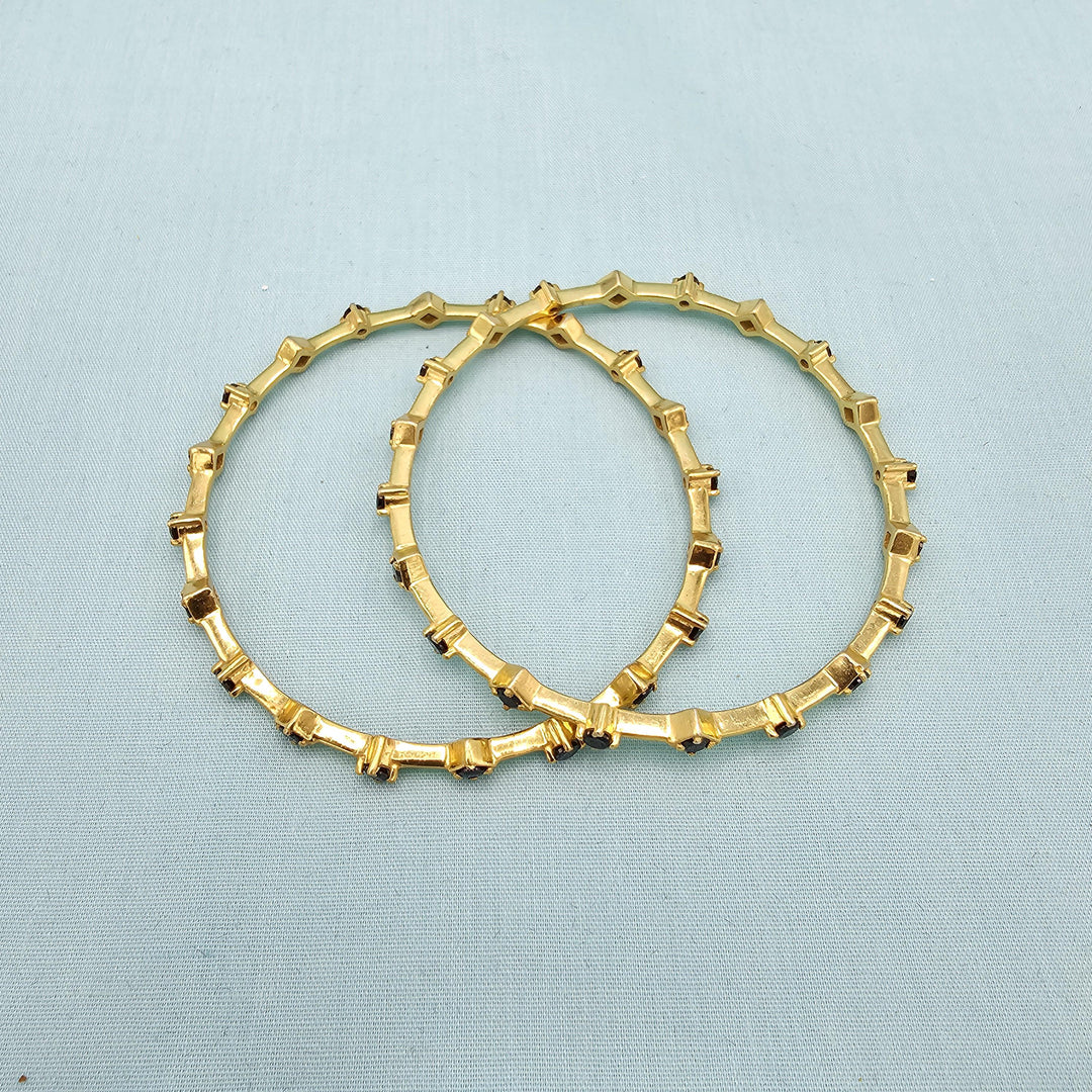 Black Stone silver set